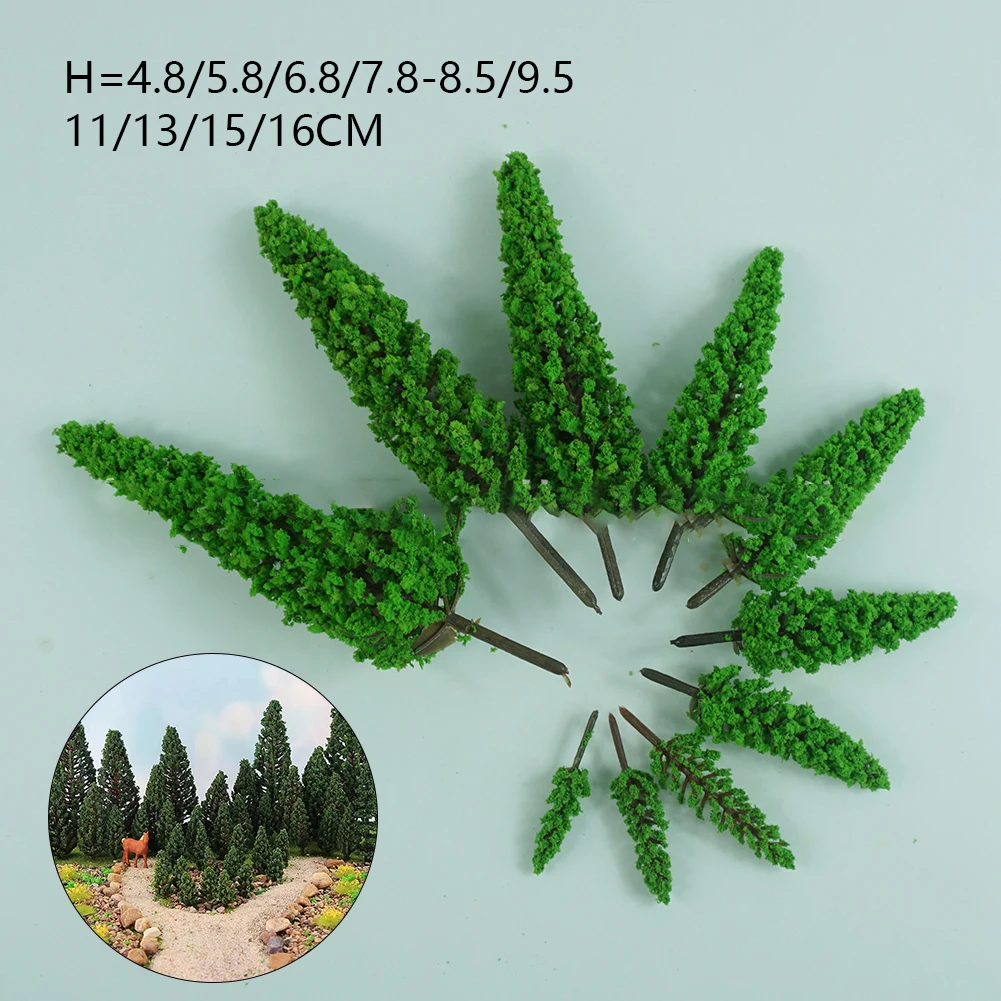 10Pcs Pine Trees 1:100 Model Train Railway Building Green Model Tree For Railroad Layout Diorama Wargame Park Landscape Scenery
10Pcs Pine Trees 1:100 Model Train Railway Building Green Model Tree For Railroad Layout Diorama Wargame Park Landscape Scenery