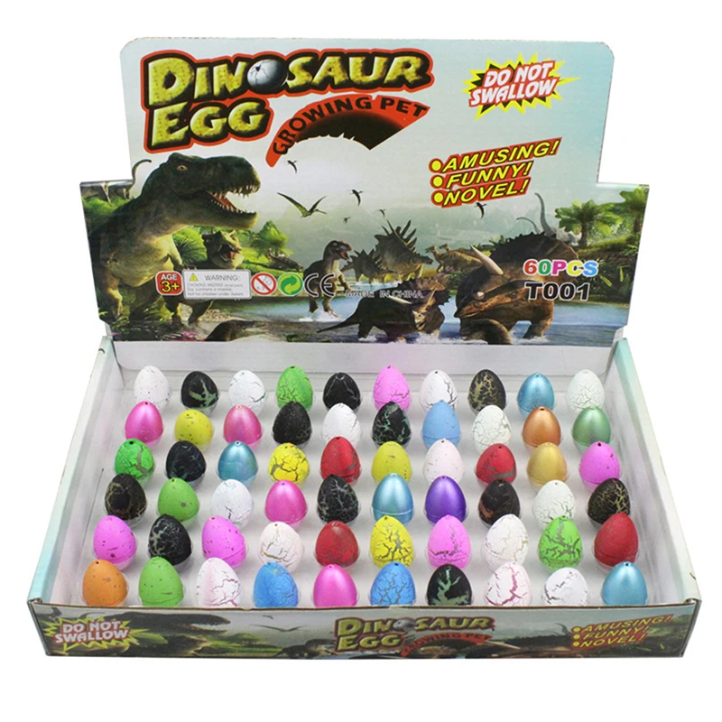 

10pcs/set Magic Dinosaur Eggs Water Growing Hatching In Water Egg Animal Breeding Educational Toys for Children Kids Gifts
