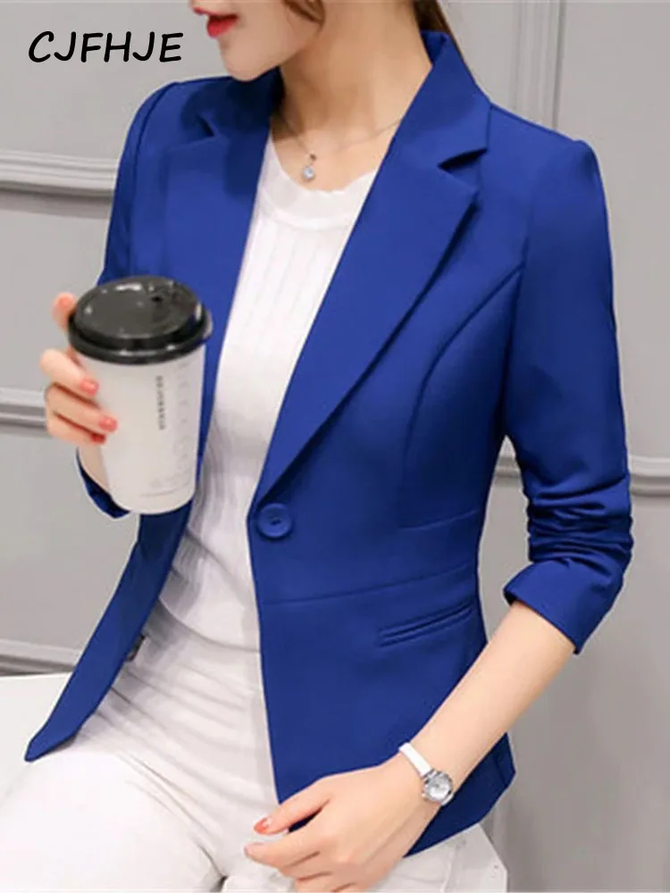 Casual Tops Long Sleeve Outerwear Coats 2022 Women Black Slim Fit Blazer Jackets Notched Office Work Blue Blazer Outfits Winter
Casual Tops Long Sleeve Outerwear Coats 2022 Women Black Slim Fit Blazer Jackets Notched Office Work Blue Blazer Outfits Winter