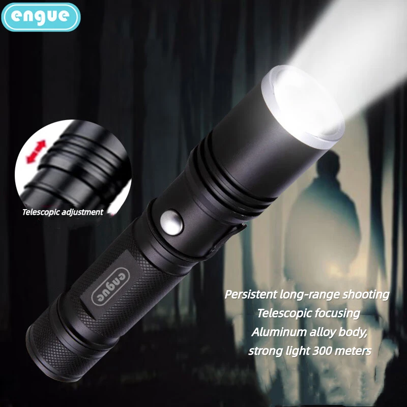 ENGUE Emergency Flashlight Portable Usb Rechargeable Adjustable Brightness Handheld Flashlight Outdoor Camping Emergency Use
ENGUE Emergency Flashlight Portable Usb Rechargeable Adjustable Brightness Handheld Flashlight Outdoor Camping Emergency Use