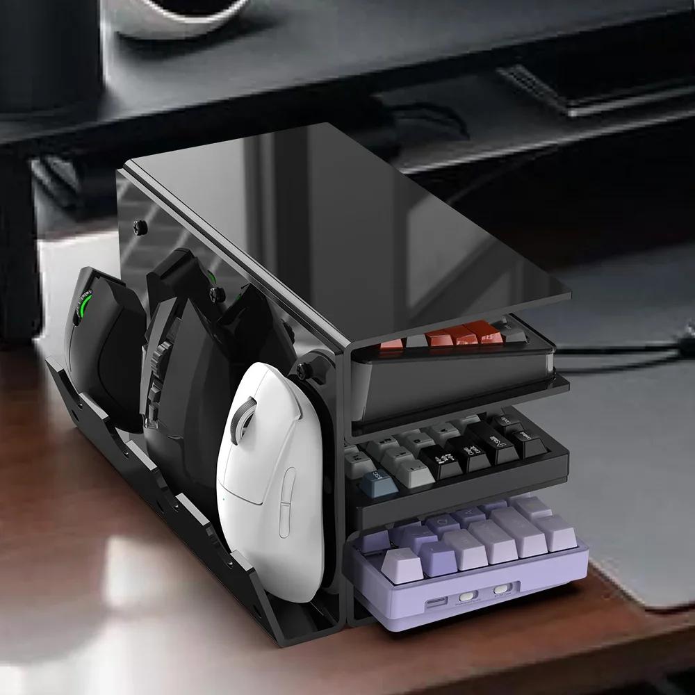 3 Tier Keyboard Mouse Desktop Organizer Acrylic Stand Frame Shelf Lightweight Keyboard Storage Tool For Study Room Exhibition
3 Tier Keyboard Mouse Desktop Organizer Acrylic Stand Frame Shelf Lightweight Keyboard Storage Tool For Study Room Exhibition