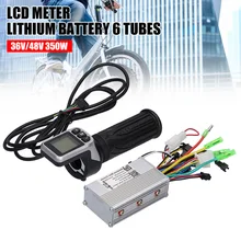 New 36V/48V 350W Brushless Controller Kit with LCD Meter Throttle Grip for Electric Bicycle E-Bike Electric Scooter Accessories
New 36V/48V 350W Brushless Controller Kit with LCD Meter Throttle Grip for Electric Bicycle E-Bike Electric Scooter Accessories