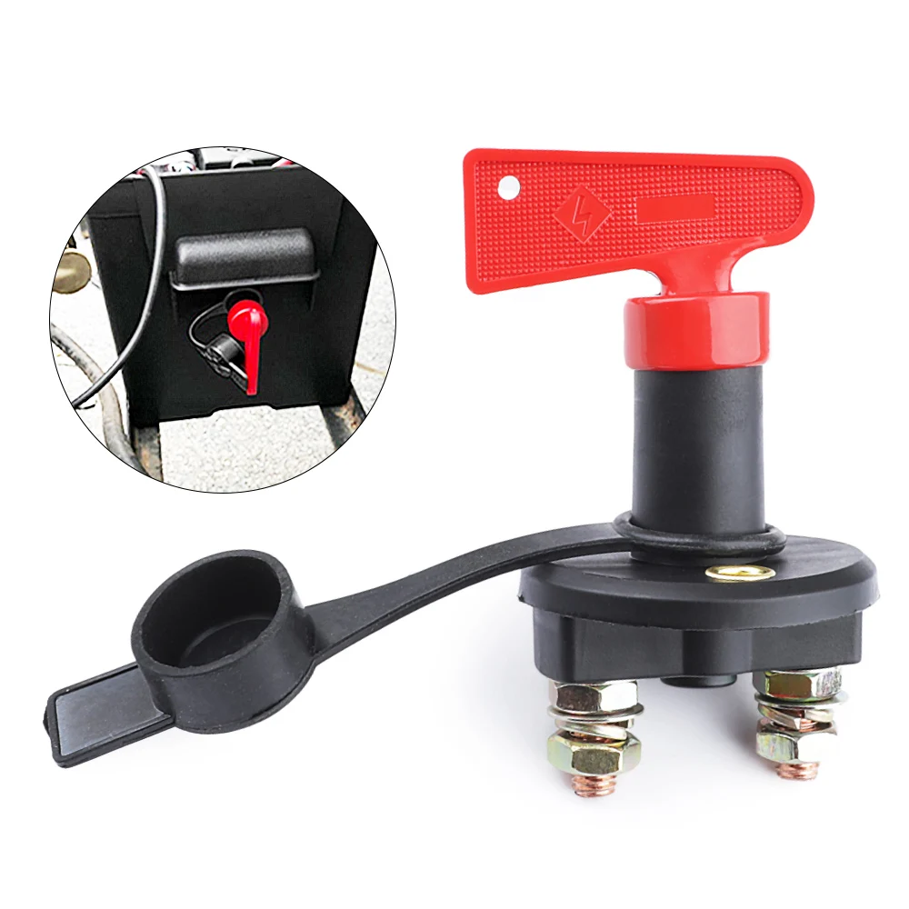 12V 24V Key Battery Isolator Disconnector Cut Off Main Kill Switch Vehicle Modified Car Power Switch For Car Truck Boat RV
12V 24V Key Battery Isolator Disconnector Cut Off Main Kill Switch Vehicle Modified Car Power Switch For Car Truck Boat RV