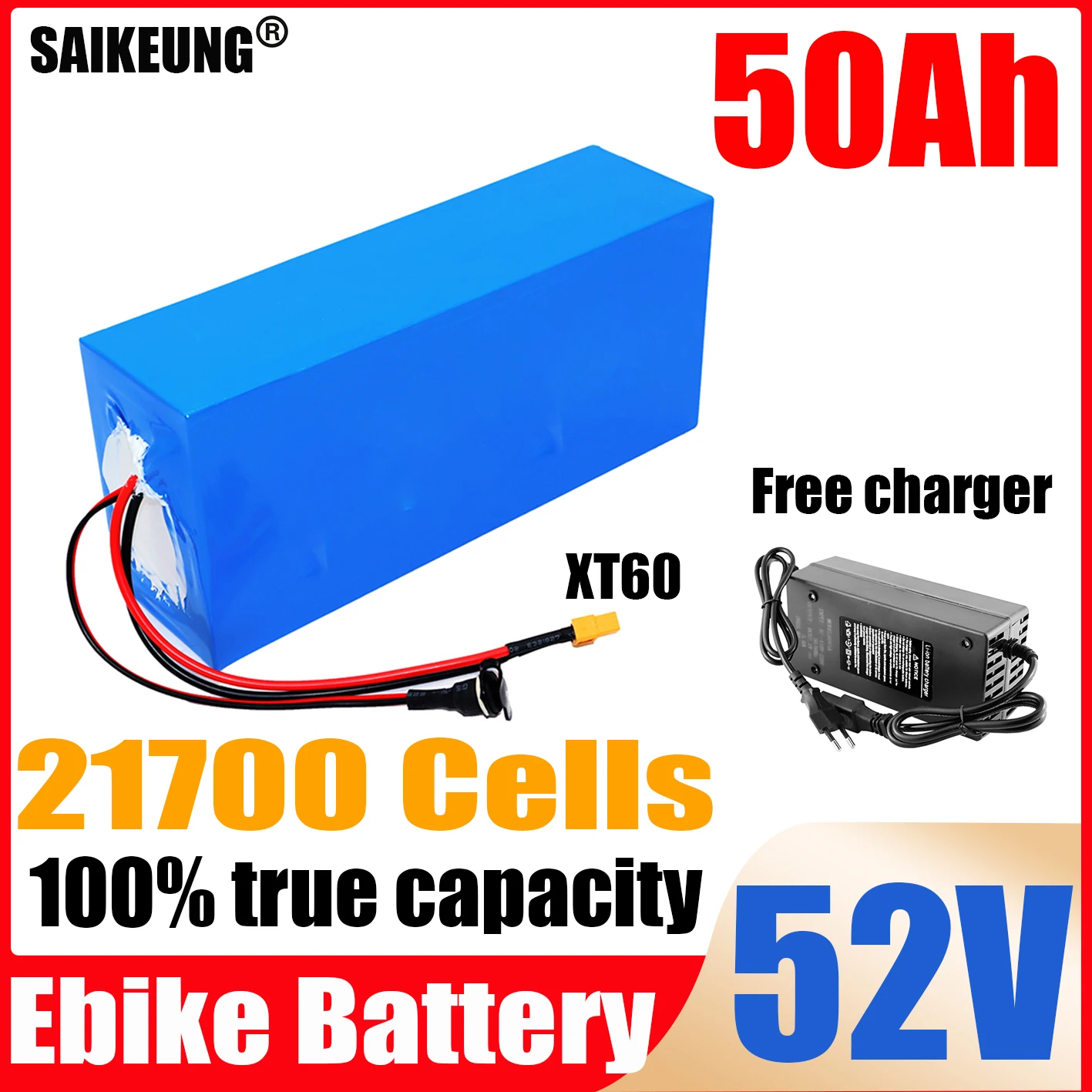 Electric Bike Battery 52V Bateria Para Bicicleta Electrica 52v 30ah 20ah Battery 21700 Bafang Battery 15, 40Ah 50ah 60ah Bateria
Electric Bike Battery 52V Bateria Para Bicicleta Electrica 52v 30ah 20ah Battery 21700 Bafang Battery 15, 40Ah 50ah 60ah Bateria