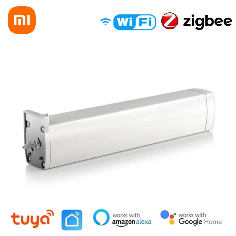 

Xiaomi Tuya WiFi /ZigBee Electric Smart Curtain Motors Intelligent Shutter Motor With RF Remote Alexa Echo Google Assistant