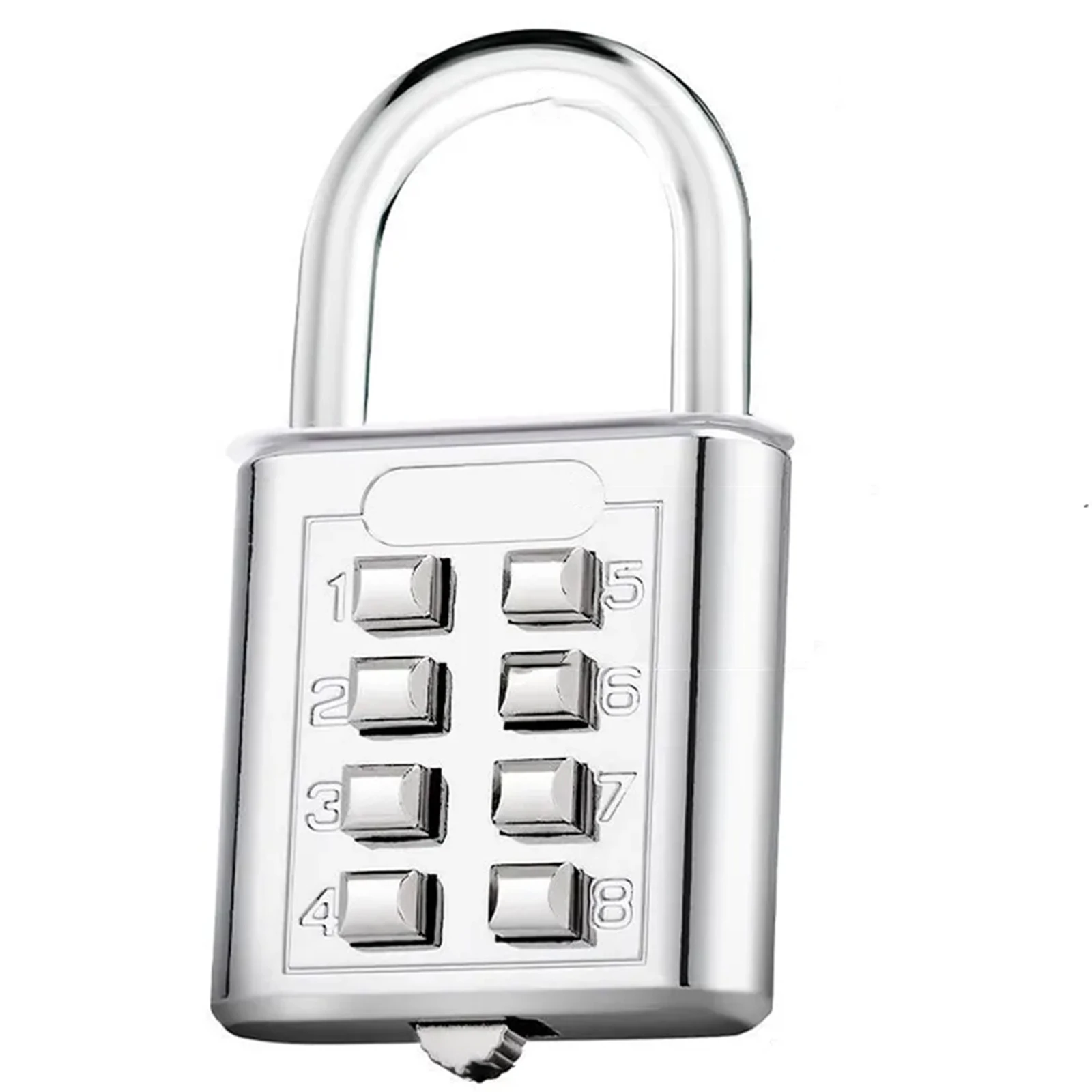 8 Digit Password Padlock Combination Padlock Zinc Alloy Smart Combination Lock Anti Theft For Luggage Cabinet Locker Door Lock
8 Digit Password Padlock Combination Padlock Zinc Alloy Smart Combination Lock Anti Theft For Luggage Cabinet Locker Door Lock
