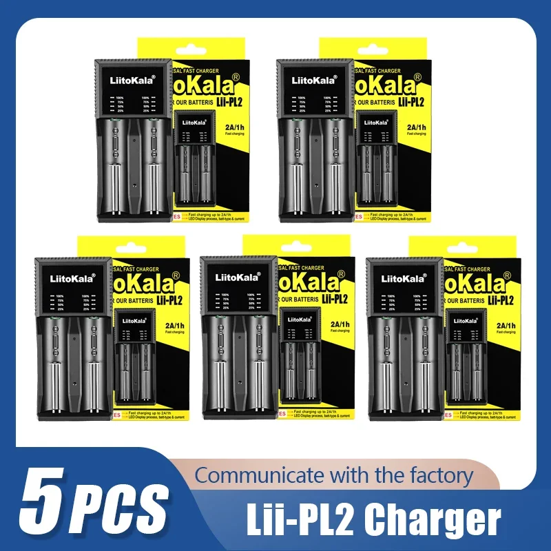 Зарядное устройство LiitoKala Lii-PL2 для аккумуляторов 18500, 16340, 26650, 21700, 5 шт.
Зарядное устройство LiitoKala Lii-PL2 для аккумуляторов 18500, 16340, 26650, 21700, 5 шт.