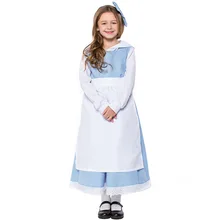 Children's Blue and White Maid Costume Fairy Tale School Stage Costume Girl Lolita Uniform Skirt Headdress Blouse Apron Anime
Children's Blue and White Maid Costume Fairy Tale School Stage Costume Girl Lolita Uniform Skirt Headdress Blouse Apron Anime