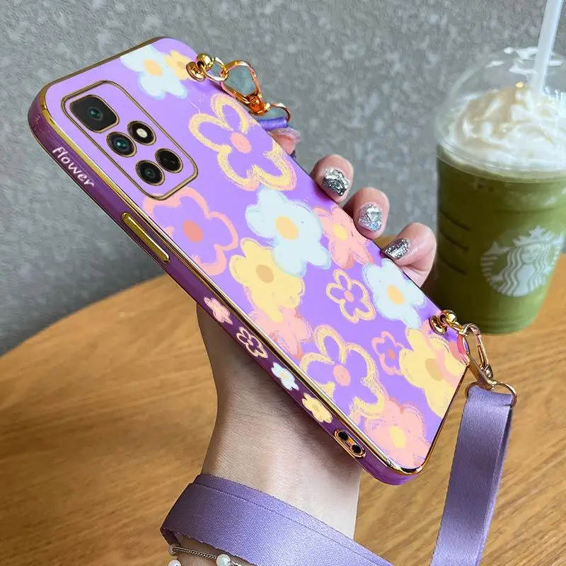 Doodle Flower Lanyard Plating Phone Case For Xiaomi Redmi 10 10A 12C 9 10C 9T 9A A1 9C Cover
Doodle Flower Lanyard Plating Phone Case For Xiaomi Redmi 10 10A 12C 9 10C 9T 9A A1 9C Cover