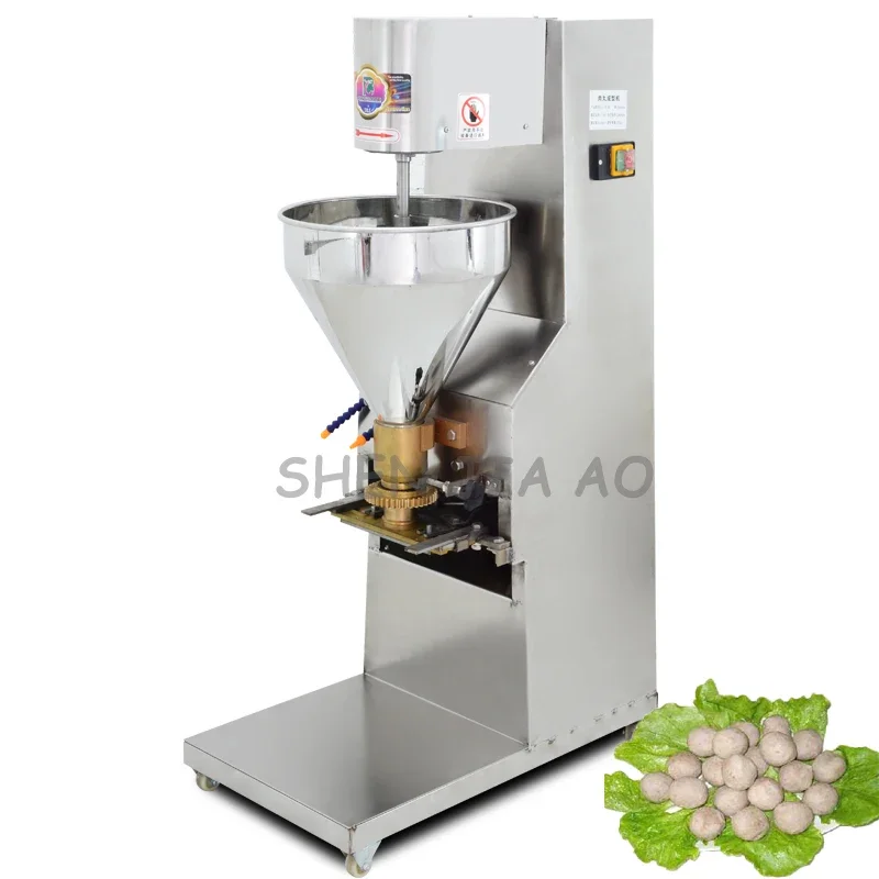 

280pcs / min Commercial automatic meatball forming machine vertical stainless steel electric meat ball machine 220V 1.1KW