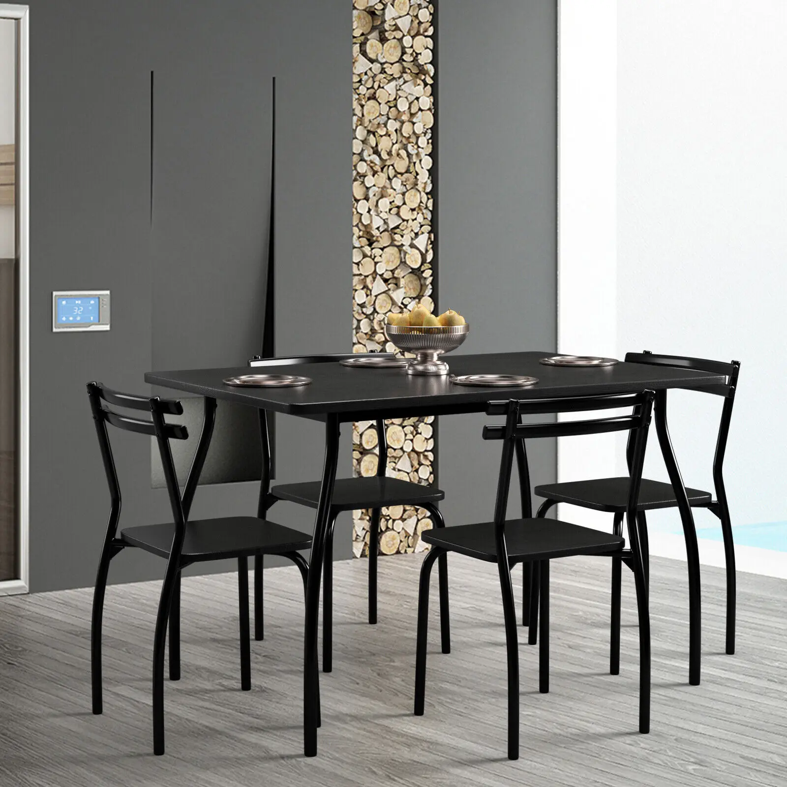 5 Piece Dining Set Table And 4 Chairs Home Kitchen Room Breakfast Furniture New
5 Piece Dining Set Table And 4 Chairs Home Kitchen Room Breakfast Furniture New