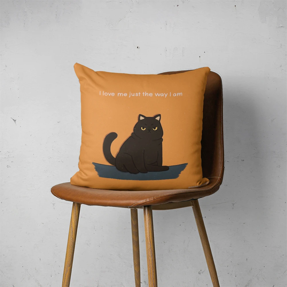 CUTE CAT PILLOW 031 Customizable Bedroom Bed Sofa Hotel Car Lumbar Pillow Fashion Decorative Cover
CUTE CAT PILLOW 031 Customizable Bedroom Bed Sofa Hotel Car Lumbar Pillow Fashion Decorative Cover