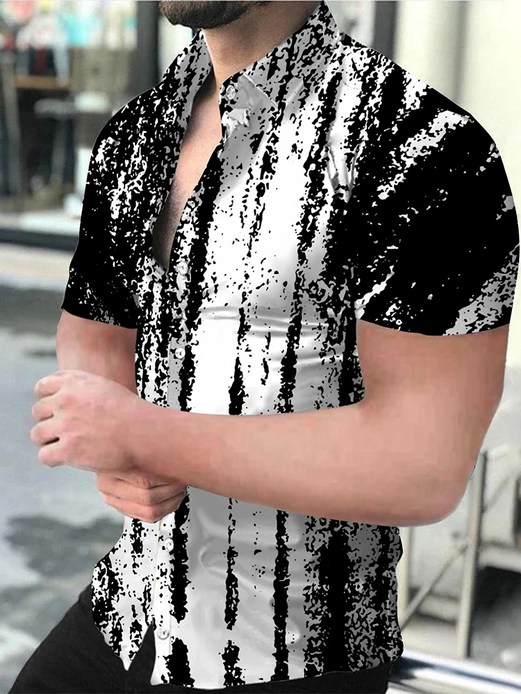 Summer Men's Printed Hawaii Casual Shirts 2022 New Brand Streetwear Men Clothing Cardigan High-End Short Sleeve Dress Shirt
Summer Men's Printed Hawaii Casual Shirts 2022 New Brand Streetwear Men Clothing Cardigan High-End Short Sleeve Dress Shirt
