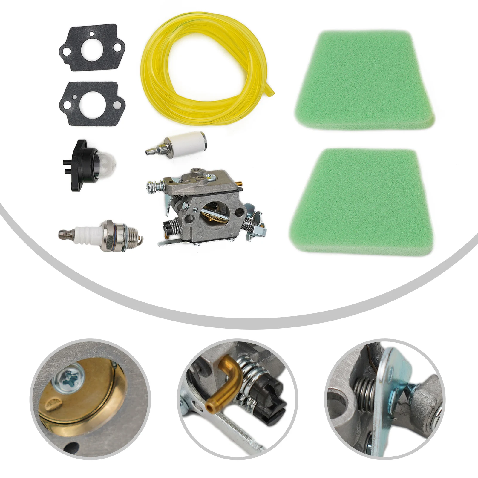1set Carburetor For Poulan Chainsaw 2050 2150 2375 Wild Thing WT-89 Air Filt With Gasket Plug Fuel Line Air Filter Fuel Filter
1set Carburetor For Poulan Chainsaw 2050 2150 2375 Wild Thing WT-89 Air Filt With Gasket Plug Fuel Line Air Filter Fuel Filter