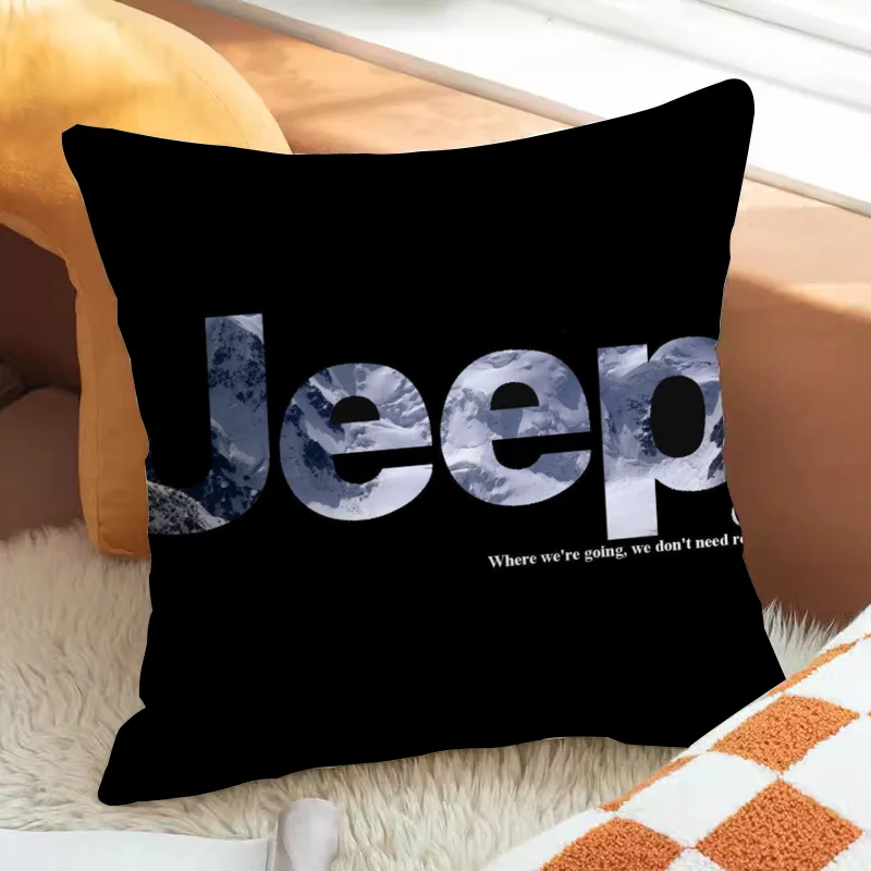 

Jeep Throw Pillow Covers for Bed Pillows Cushion Cover Luxury Pilow Cases Sofa Cushions Decorative Pillowcases 50x50 Pillowcase