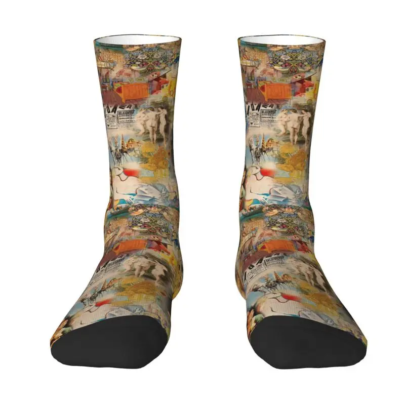 

Men's Van Gogh History Of Art Dress Socks Unisex Breathbale Warm 3D Printed Da Vinci Mona Lisa Picasso Painting Crew Socks