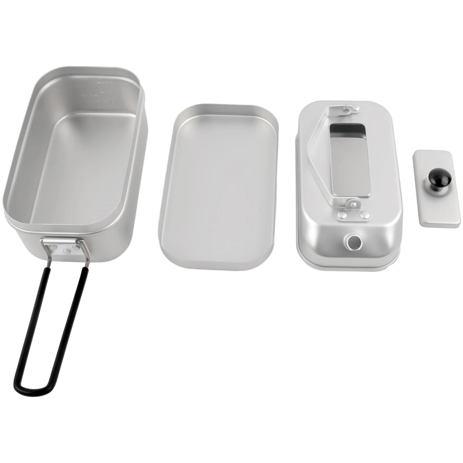 New High Quality Lunch Box Bento Box Water Kettle Set Aluminium Cooking Folding Food Storage Ultra-light With Handle
New High Quality Lunch Box Bento Box Water Kettle Set Aluminium Cooking Folding Food Storage Ultra-light With Handle