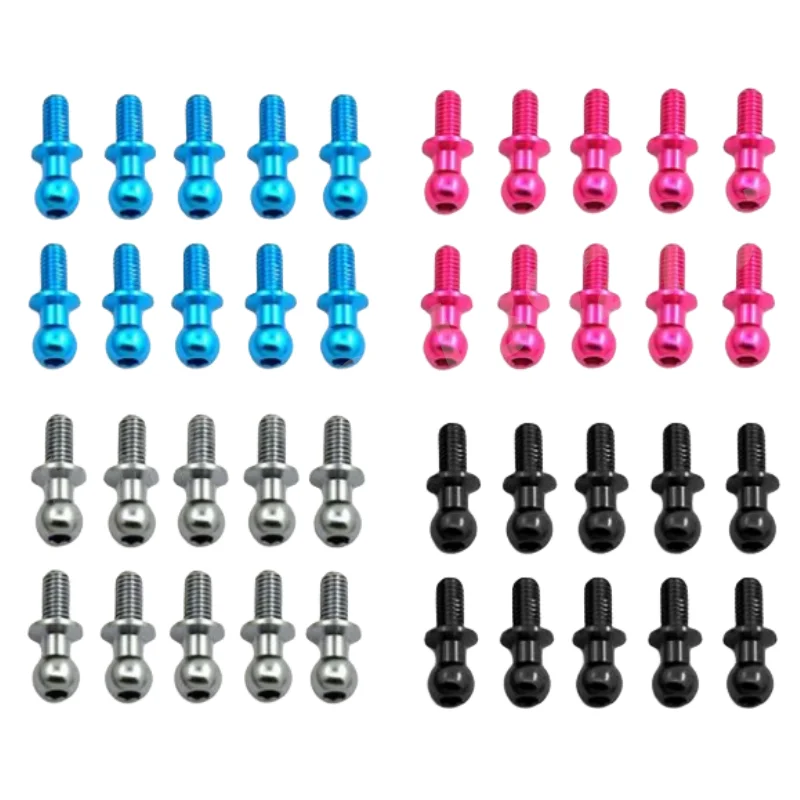 10Pcs Metal Hex Ball Head Screws M3 for Tamiya TT01 TT02 Sakura D5 1/10 RC Drift Car Spare Parts Universal Accessories
10Pcs Metal Hex Ball Head Screws M3 for Tamiya TT01 TT02 Sakura D5 1/10 RC Drift Car Spare Parts Universal Accessories