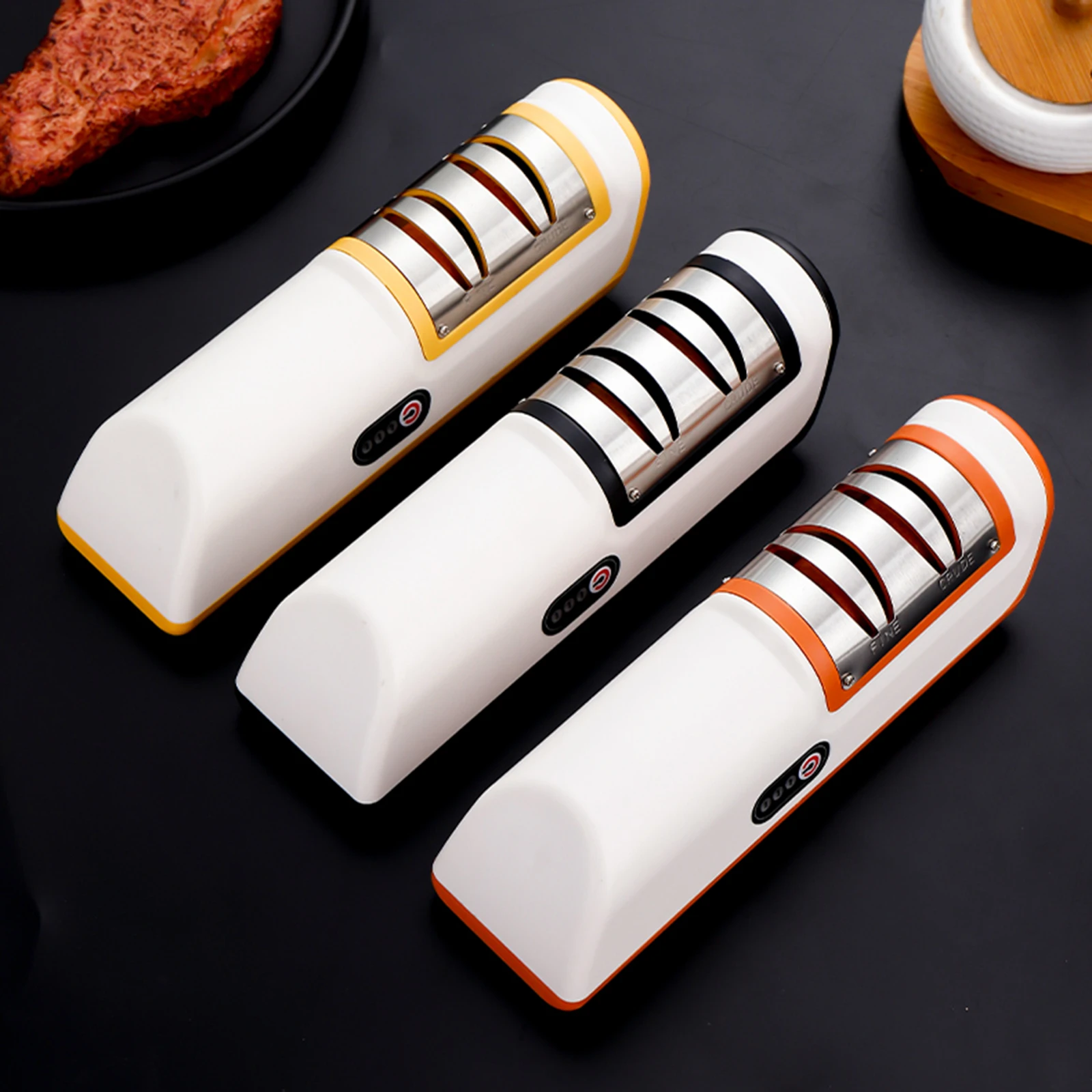 1PC ABS Sharpener Kitchen Small Tools Multi-function Household Fast Automatic Grinder Comfortable Grip Head Flatware Cutlery
1PC ABS Sharpener Kitchen Small Tools Multi-function Household Fast Automatic Grinder Comfortable Grip Head Flatware Cutlery
