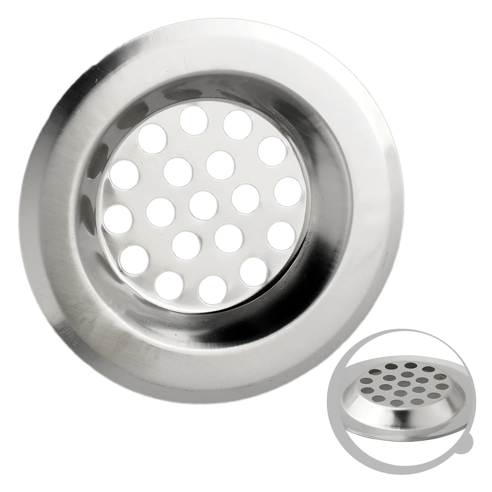 Antiblocking Practical Kitchen Sink Strainer Filter Drain Net Hole Filter Round Stainless Steel 1 Pcs 60mm 75mm
Antiblocking Practical Kitchen Sink Strainer Filter Drain Net Hole Filter Round Stainless Steel 1 Pcs 60mm 75mm
