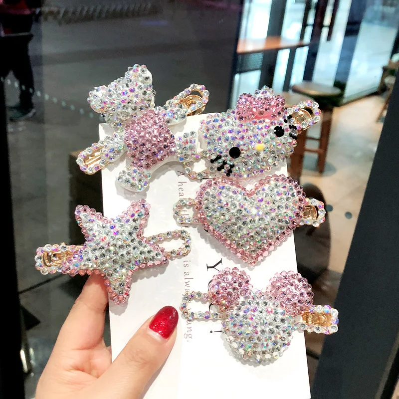 Женский зажим для волос Hello Kitty, полный Алмазный зажим для волос в виде утки, зажим для волос в виде ложки, оптовая продажа женских аксессуаров
Женский зажим для волос Hello Kitty, полный Алмазный зажим для волос в виде утки, зажим для волос в виде ложки, оптовая продажа женских аксессуаров