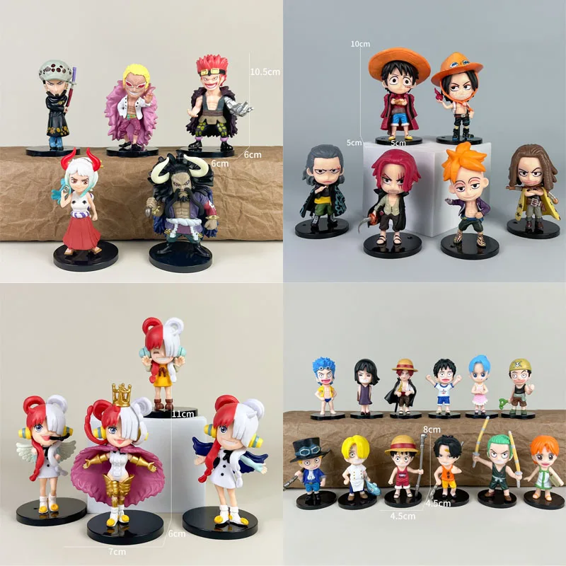 1 Set One Piece Handmade Anime Figure Q-version Luffy Sauron Utamingo Nami Model Ornaments Birthday Gifts Toy Figures Hobbies
1 Set One Piece Handmade Anime Figure Q-version Luffy Sauron Utamingo Nami Model Ornaments Birthday Gifts Toy Figures Hobbies