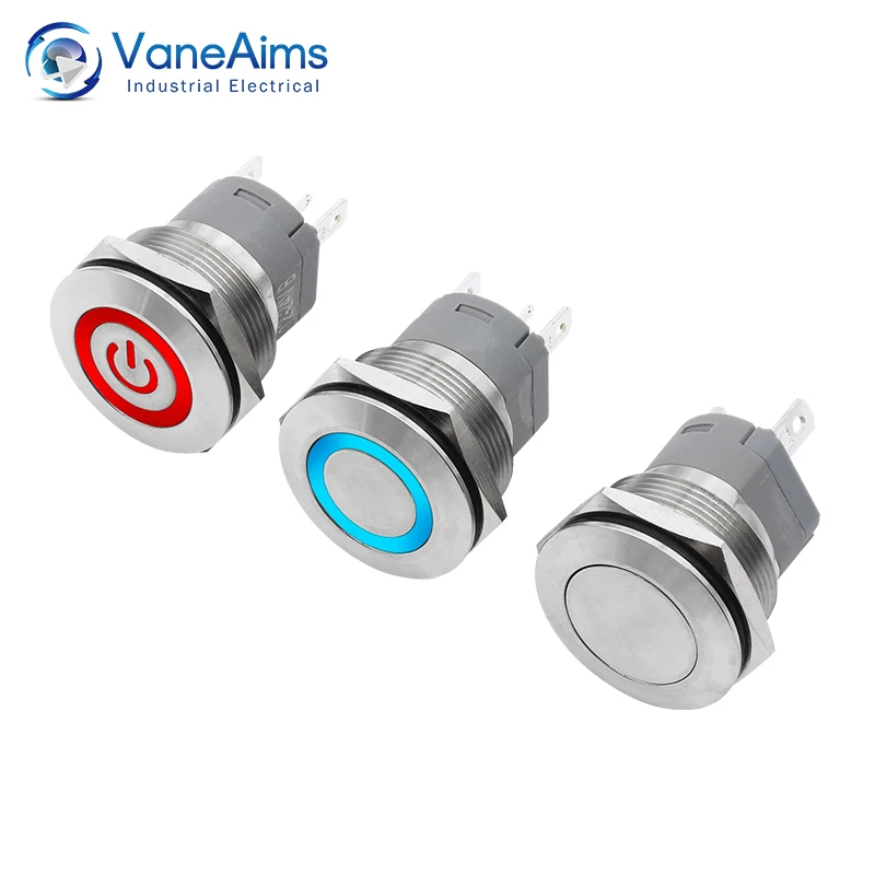 25mm 15A High Current Metal Push Button Switch On Off Momentary Self-reset Latching 12v 24v 220v LED Light Switches Start Stop
25mm 15A High Current Metal Push Button Switch On Off Momentary Self-reset Latching 12v 24v 220v LED Light Switches Start Stop