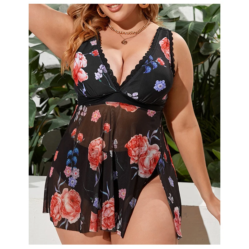 Plus Size Tankini Women Swimsuit 2023 High Waist Bikini Set Swimwear Women Bathing Suit Floral Print Beachwear Summer
Plus Size Tankini Women Swimsuit 2023 High Waist Bikini Set Swimwear Women Bathing Suit Floral Print Beachwear Summer