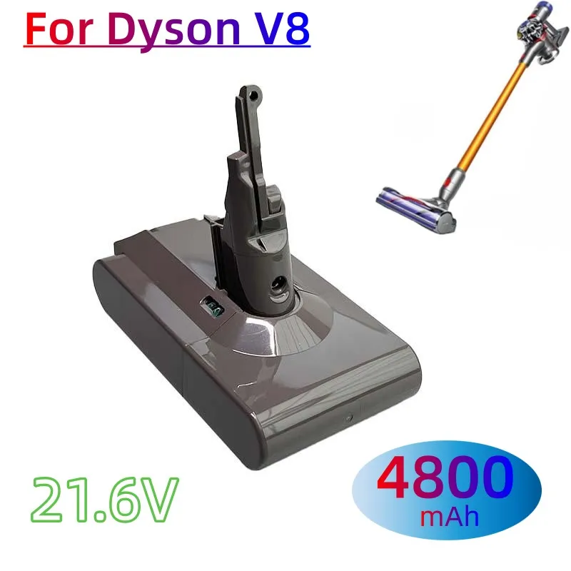 4800mAh 21.6V For Dyson V8 Li-ion Vacuum Cleaner Series Rechargeable Batteries
4800mAh 21.6V For Dyson V8 Li-ion Vacuum Cleaner Series Rechargeable Batteries