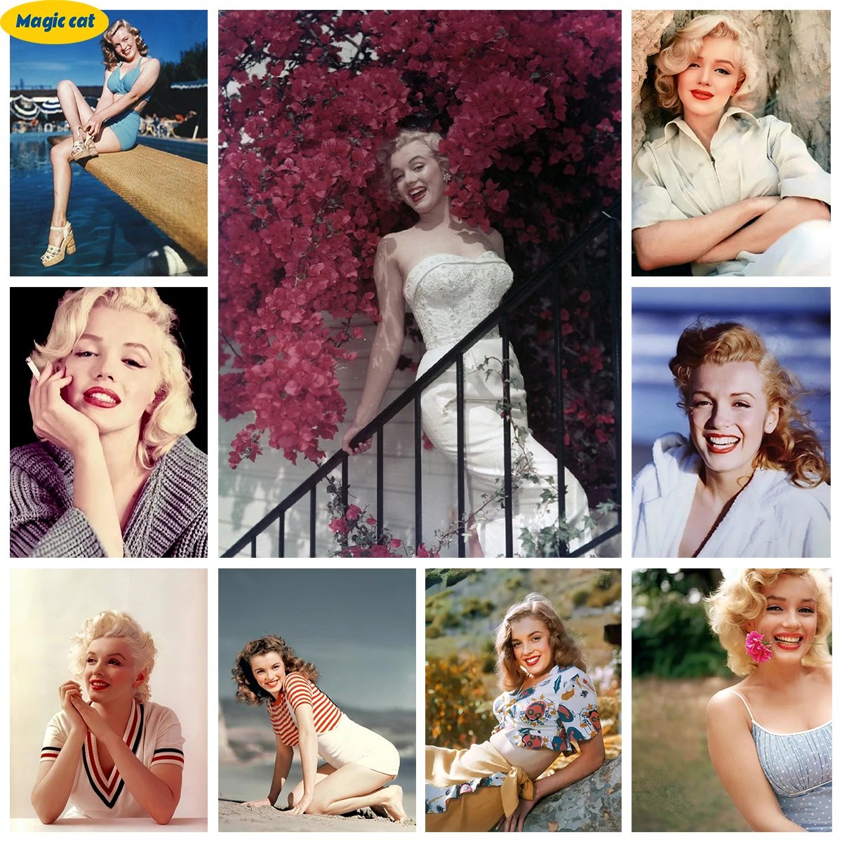 Marilyn Monroe Diy Diamond Painting Sexy Female Star Poster Hand Diamond Embroidery Cross Stitch Mosaic Wall Painting Home Decor
Marilyn Monroe Diy Diamond Painting Sexy Female Star Poster Hand Diamond Embroidery Cross Stitch Mosaic Wall Painting Home Decor