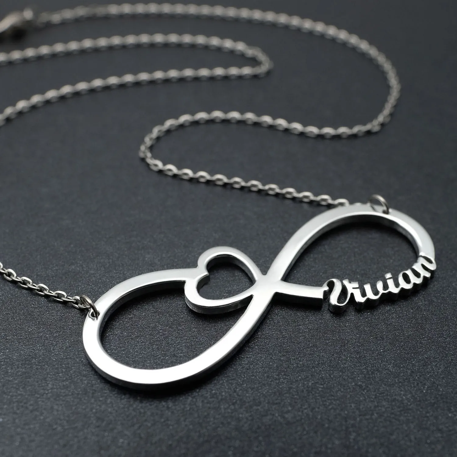 Custom Name Necklace Personalized Infinity Necklace with Heart Friendship Birthday Gift Infinity Jewelry Gift for Her Mother
Custom Name Necklace Personalized Infinity Necklace with Heart Friendship Birthday Gift Infinity Jewelry Gift for Her Mother