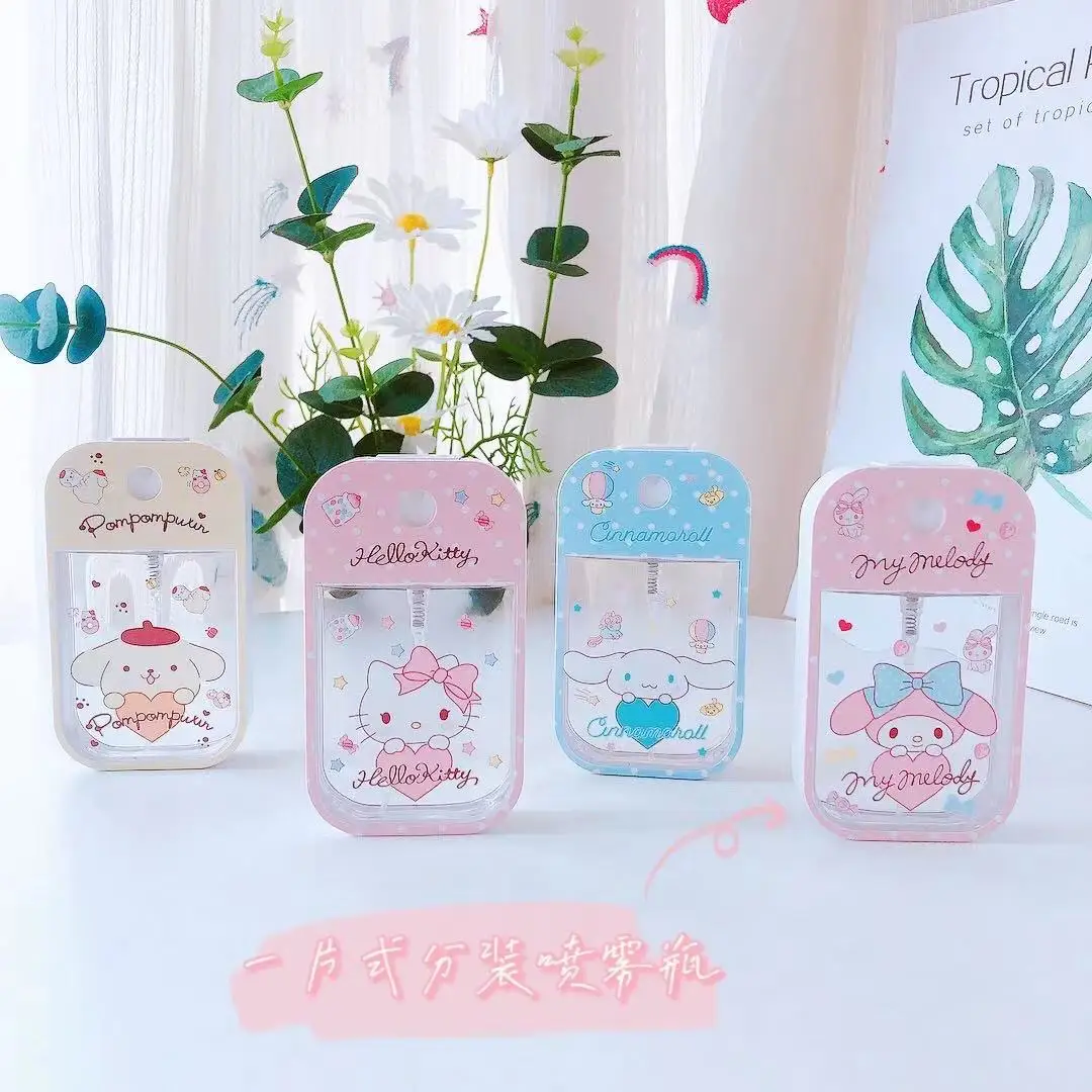 Sanrio Kawaii бутылочка для духов с мультяшным аниме My Melody Kuromi дорожный портативный бутылочный пресс Cinnamoroll Hello Kitty милый
Sanrio Kawaii бутылочка для духов с мультяшным аниме My Melody Kuromi дорожный портативный бутылочный пресс Cinnamoroll Hello Kitty милый