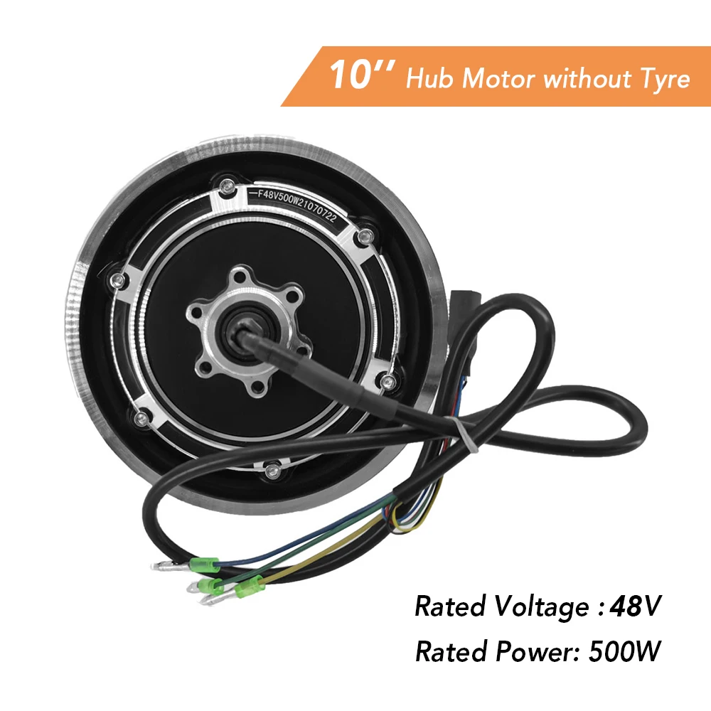 10'' Electric Scooter Hub Motor 48V 500W Brushless Dis Brake Hub Motor Replacement for KUGOO M4 / M4 PRO E-scooter Accessories
10'' Electric Scooter Hub Motor 48V 500W Brushless Dis Brake Hub Motor Replacement for KUGOO M4 / M4 PRO E-scooter Accessories