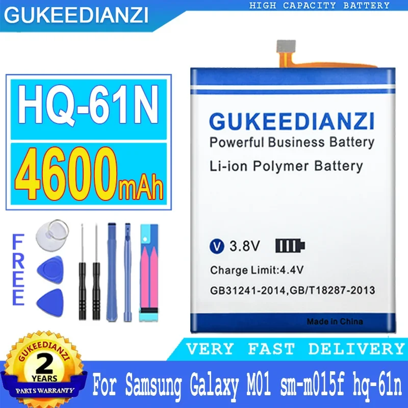 Аккумулятор GUKEEDIANZI, HQ-61N, HQ 61N, HQ61N, 4600 мАч, для Samsung Galaxy M01, Sm-m015f, Hq-61n, батареи для сотовых телефонов, инструменты
Аккумулятор GUKEEDIANZI, HQ-61N, HQ 61N, HQ61N, 4600 мАч, для Samsung Galaxy M01, Sm-m015f, Hq-61n, батареи для сотовых телефонов, инструменты