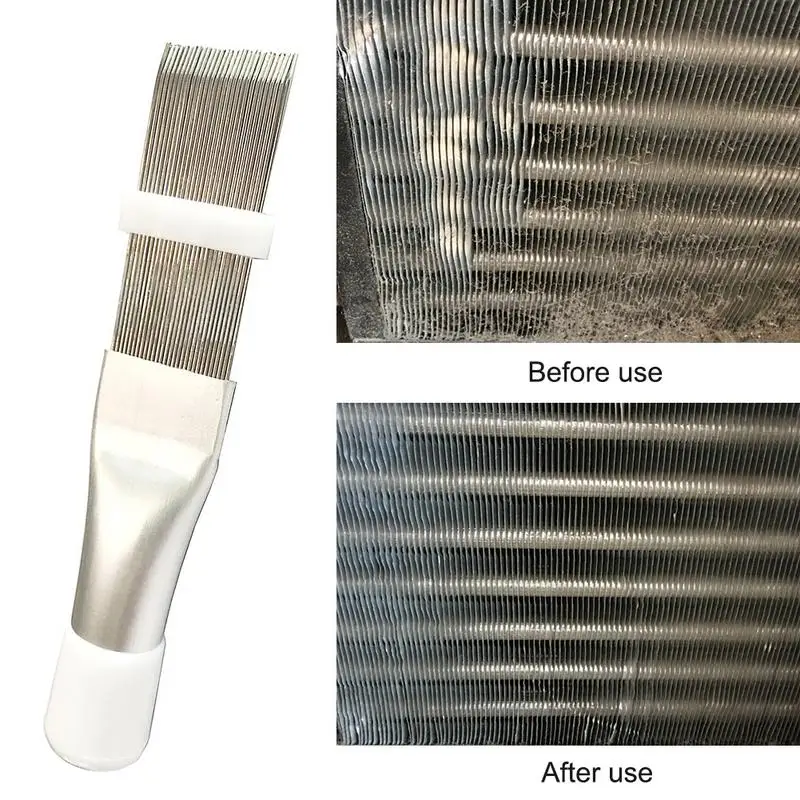 

Air Conditioning Fin Cleaning Comb Stainless Steel Brush Coil Evaporator Fins Combing Comb Condenser Radiator Cleaning Tool