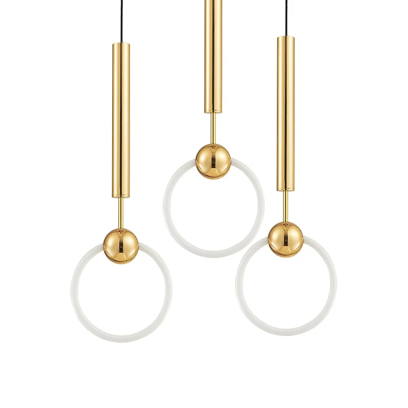 Nordic Art Creative LED Loft Dining Room Pendant Lamp Gold Ring Cafe Restaurant Decoration Lamp
Nordic Art Creative LED Loft Dining Room Pendant Lamp Gold Ring Cafe Restaurant Decoration Lamp