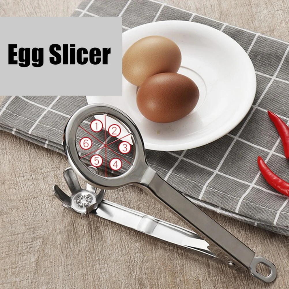 304 Stainless Steel Egg Separator Multifunctional Fruit Slicer Portable Egg Cutter Kitchen Gadgets
304 Stainless Steel Egg Separator Multifunctional Fruit Slicer Portable Egg Cutter Kitchen Gadgets