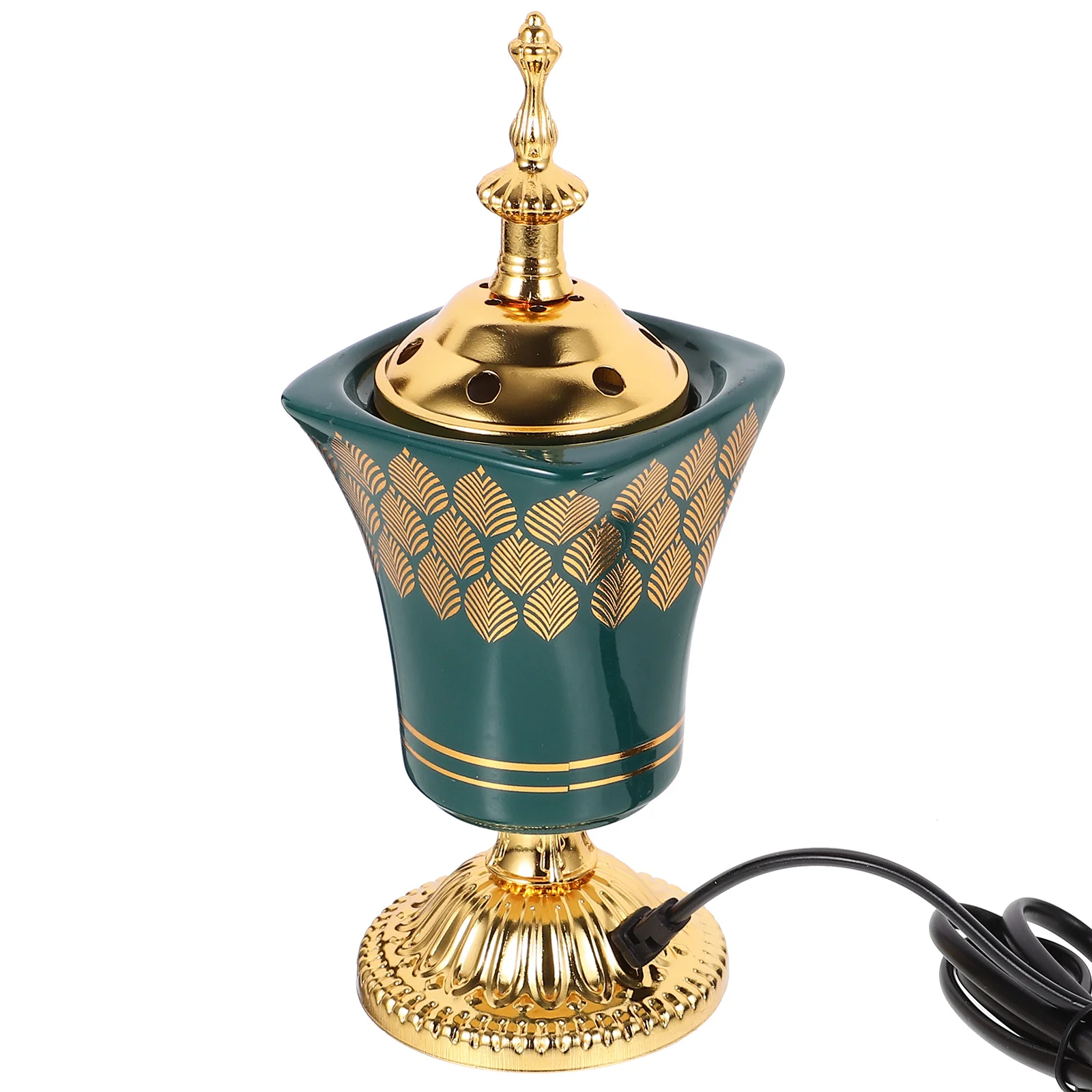Electric Incense Burner Vintage Arabic Incense Burner Middle Eastern Style Tabletop Electric Censer Aroma Burner Oud
Electric Incense Burner Vintage Arabic Incense Burner Middle Eastern Style Tabletop Electric Censer Aroma Burner Oud