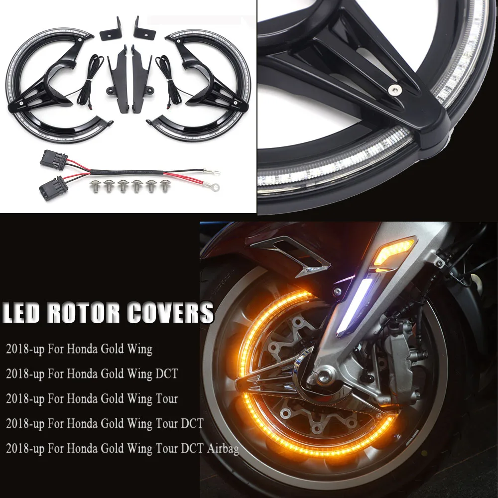 Новая мотоциклетная черная или хромированная крышка светодиодного ротора для Honda Goldwing 1800 F6B GL1800 2018 2019 2020
Новая мотоциклетная черная или хромированная крышка светодиодного ротора для Honda Goldwing 1800 F6B GL1800 2018 2019 2020