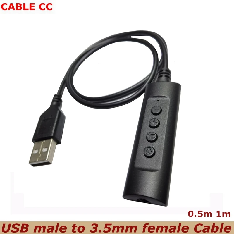 USB Round Hole 3.5mm Headphone Microphone Two-in-one Controllable Switch Notebook Desktop Computer External Converter 0.5m/1m
USB Round Hole 3.5mm Headphone Microphone Two-in-one Controllable Switch Notebook Desktop Computer External Converter 0.5m/1m