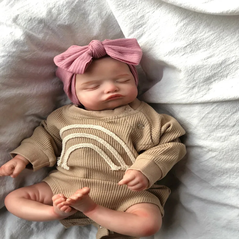 17"/43cm Reborn Baby Doll Realistic Soft Touch Cute Baby Multi-Layered Painting 3D Skin with Visible Veins Birthday Gift
17"/43cm Reborn Baby Doll Realistic Soft Touch Cute Baby Multi-Layered Painting 3D Skin with Visible Veins Birthday Gift