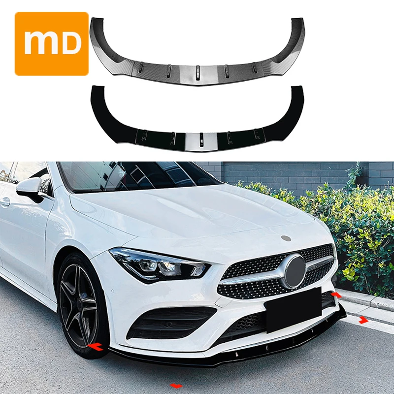 Gloss Black Front Bumper Lip Diffuser Spoiler Splitter Body Kit Guards For Mercedes Benz CLA Class C118 X118 2020-2023 AMG
Gloss Black Front Bumper Lip Diffuser Spoiler Splitter Body Kit Guards For Mercedes Benz CLA Class C118 X118 2020-2023 AMG