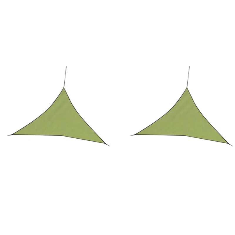 2Pcs 3X3X3M Waterproof Triple-Cornered Sun Shelter Awning Parasol Light Green
2Pcs 3X3X3M Waterproof Triple-Cornered Sun Shelter Awning Parasol Light Green