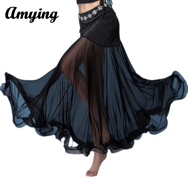 

New Women Belly Dance Costume Skirt Sexy Lady Large Swing Long Skirt Stages Performances Clothes Dancers Skirt Elegant Clothing