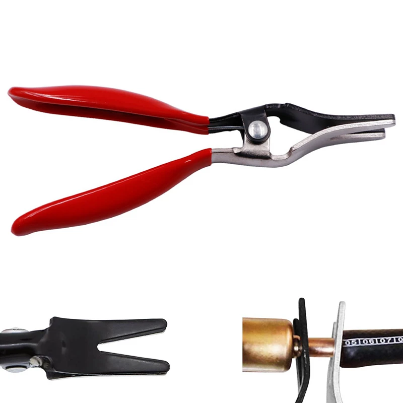 Hose Removal Pliers Universal Automobile Tubing Oil Pipe Pliers Angled Hose Separating and Disassembling Pliers for Auto Tubes
Hose Removal Pliers Universal Automobile Tubing Oil Pipe Pliers Angled Hose Separating and Disassembling Pliers for Auto Tubes