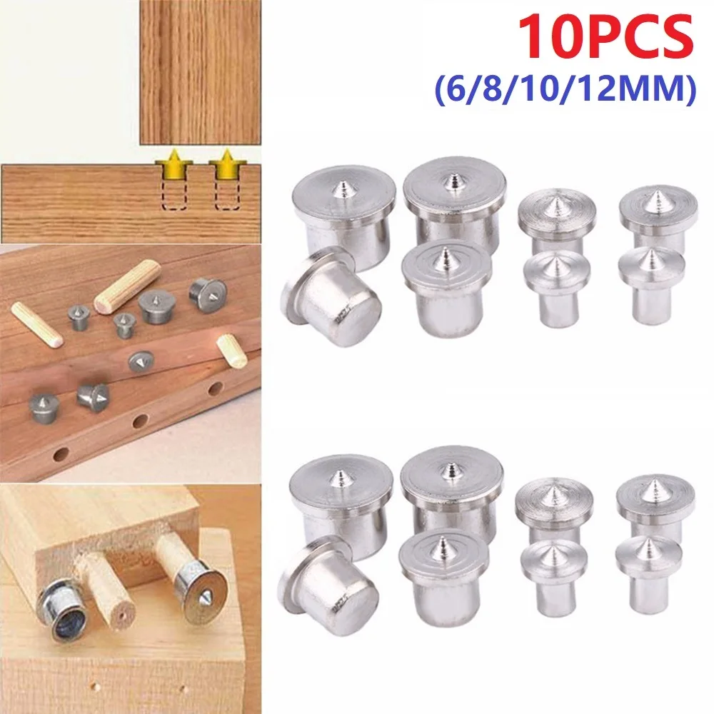 10Pcs/Set Dowel-pin Dowel Centre Point 6/8/10/12mm Wood Timber Marker Hole Openging Tenon Center Kit Positioning Pin Dowel
10Pcs/Set Dowel-pin Dowel Centre Point 6/8/10/12mm Wood Timber Marker Hole Openging Tenon Center Kit Positioning Pin Dowel