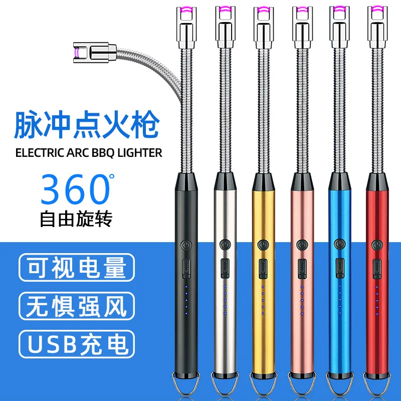 Windproof Kitchen Electric USB Lighter Long Candle BBQ Gas Stove Ignition Gun Camping Rechargeable Arc Flameless Plasma Lighter
Windproof Kitchen Electric USB Lighter Long Candle BBQ Gas Stove Ignition Gun Camping Rechargeable Arc Flameless Plasma Lighter
