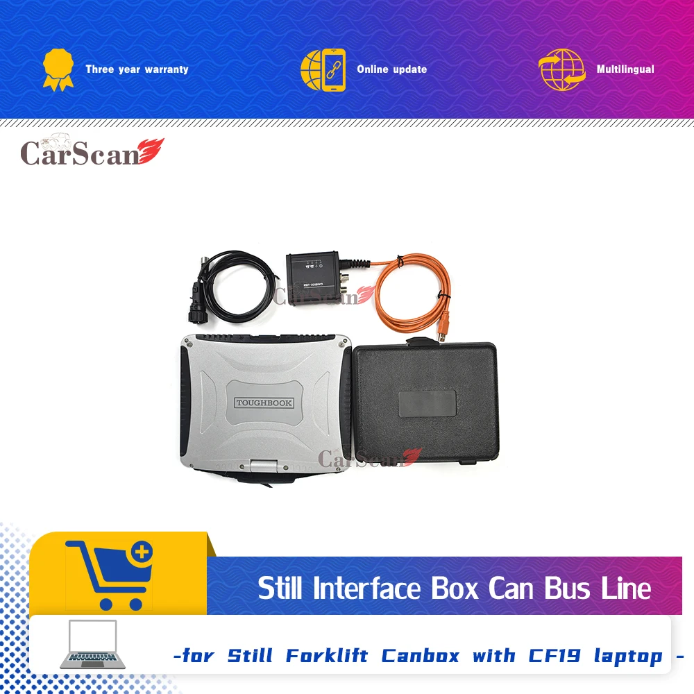 For Still forklift CANBOX USB interface with CF19 laptop Still forklift diagnostic tool CANBOX
For Still forklift CANBOX USB interface with CF19 laptop Still forklift diagnostic tool CANBOX