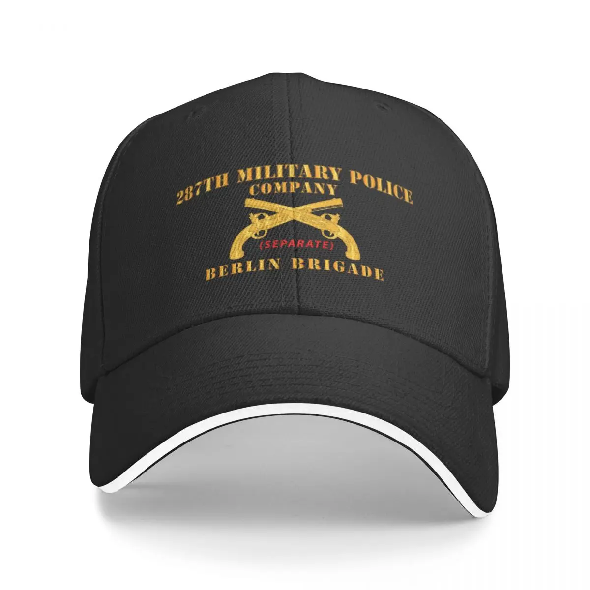 

New Army - 287th Military Police Company - Berlin Bde - Hat Baseball Cap Sunscreen Sun Cap Woman Hats Men's