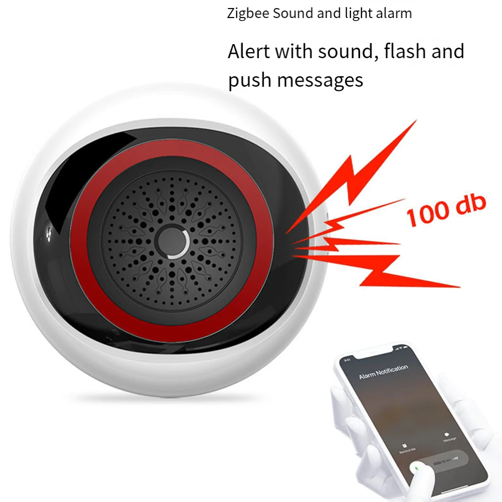 Intelligent For Zigbee Wifi Sensor Dual Power Smart Sound Light Alarm For Smart Support For USB Power Supply
Intelligent For Zigbee Wifi Sensor Dual Power Smart Sound Light Alarm For Smart Support For USB Power Supply